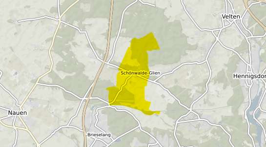Immobilienpreisekarte Sch&ouml;nwalde-Glien Pausin